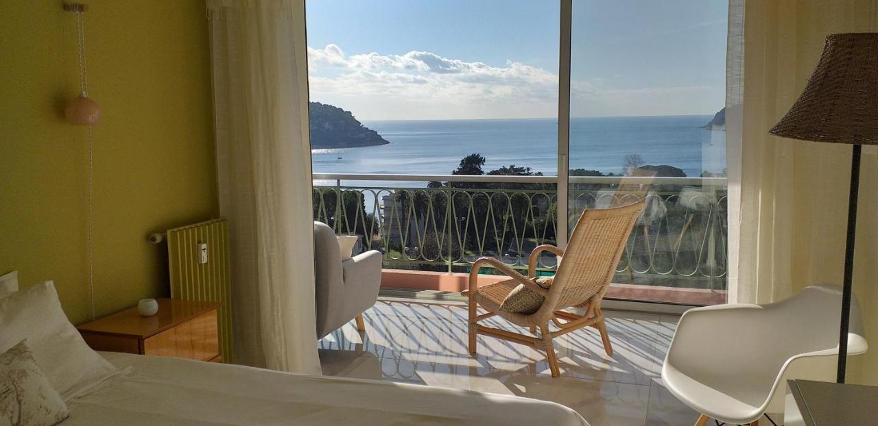 Vue Mer Exceptionnelle Entre Nice Et Monaco Villefranche-sur-Mer Ngoại thất bức ảnh